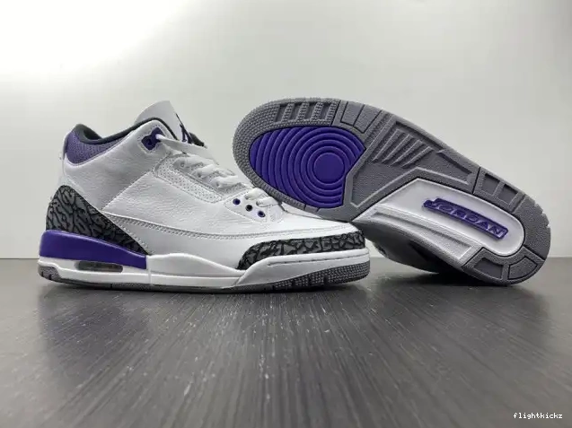CT8532-105 'Dark Retro Air Jordan 3 Iris' 0518